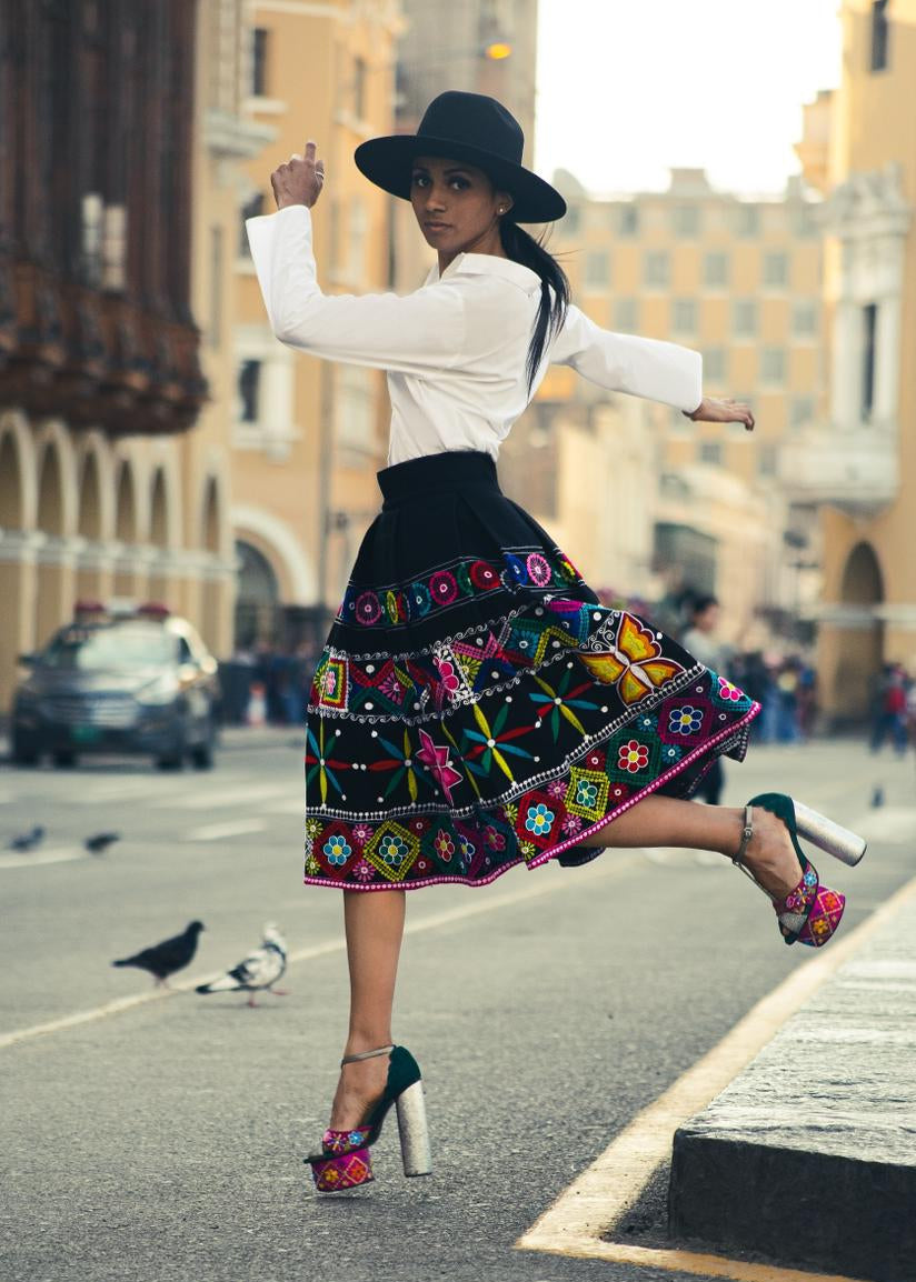 TINTA SPECIAL MIDI SKIRT - Pre order – AGUSTINA STORE