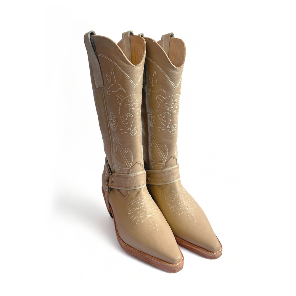CHUMBI NUDE BOOTS