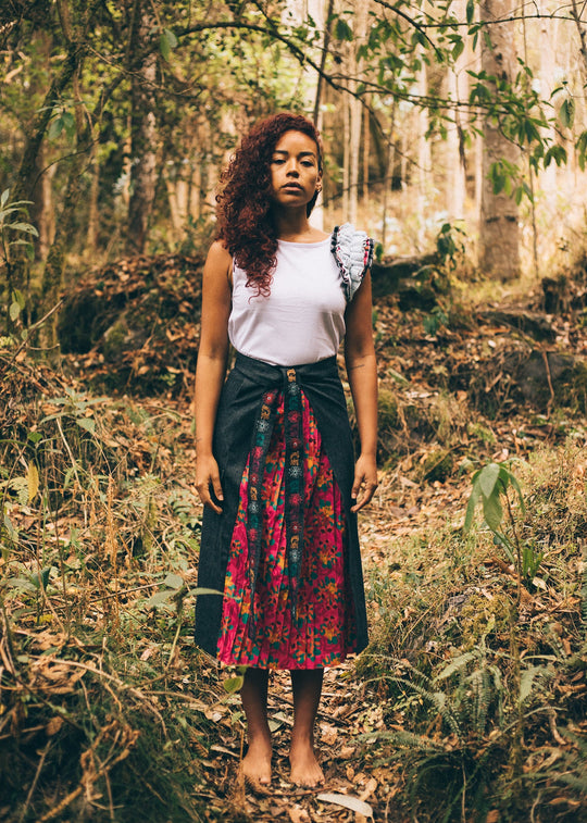 NOQA KASHANI ASSYMETRICAL SKIRT - Pre Order