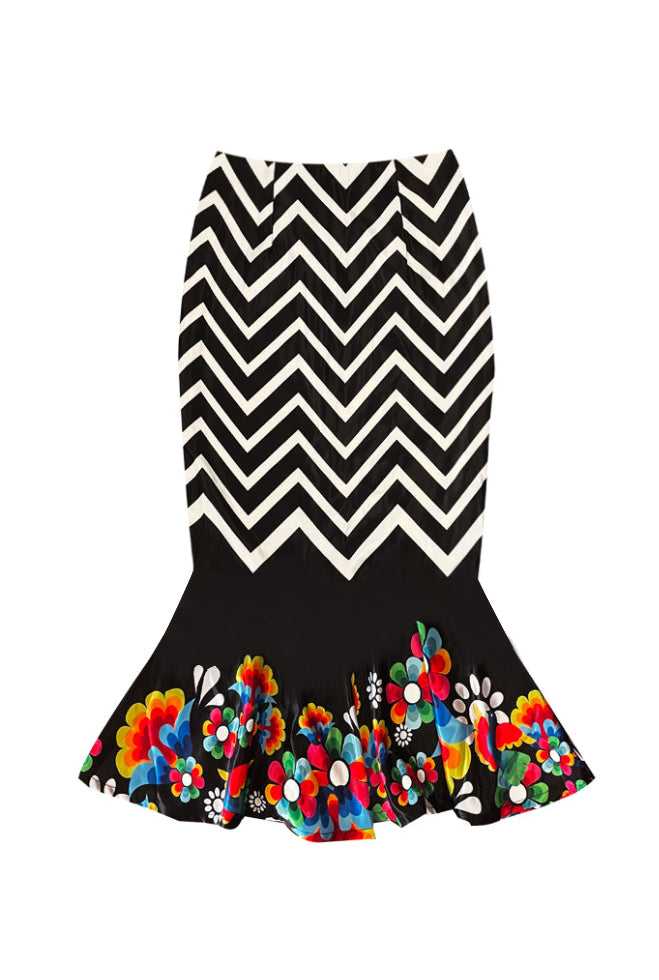 MERMAID FLORAL SKIRT - Pre order