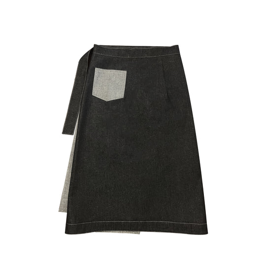 AGUSTINA - FALDA CRUZADA ASIMÉTRICA QENTE - PEDIDOS ANTICIPADOS