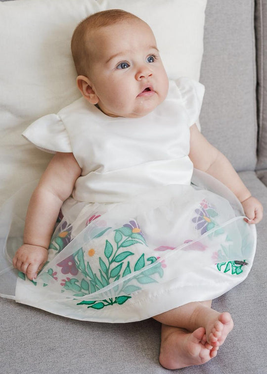 FREJA BAPTISM DRESS FOR GIRLS - Pre Order