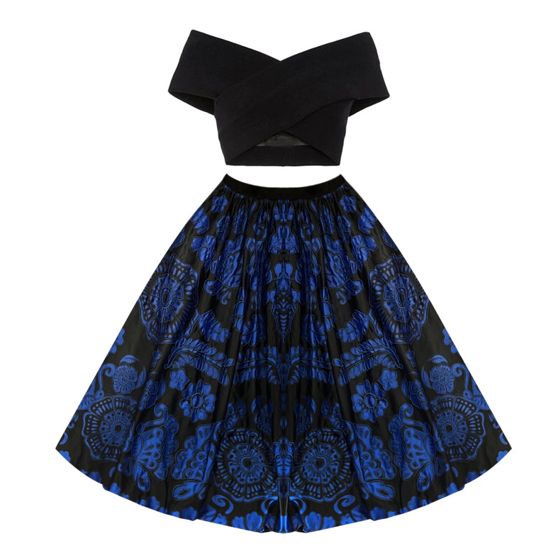 AGUSTINA - SPECIAL POLLERA AND CROP TOP SET - CHUMBIVILCAS // PRE-ORDERS