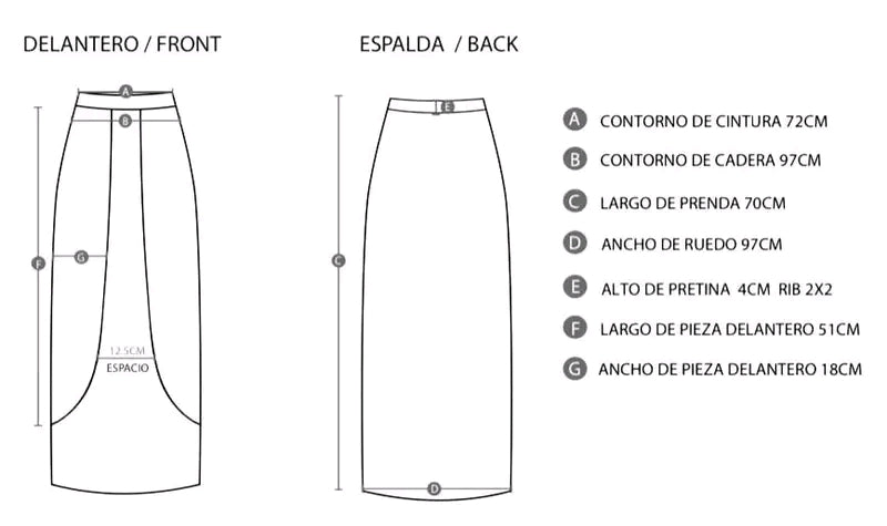 AGUSTINA - Falda Larga HUAYTA