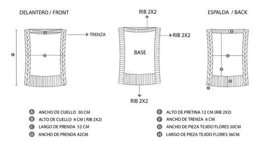 AGUSTINA - Chaleco - HUAYTA - PEDIDOS PREVIOS