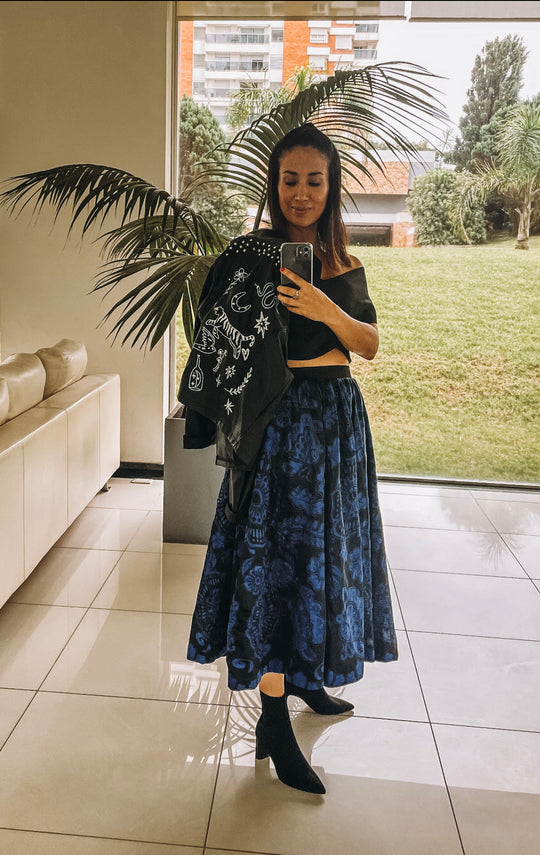 AGUSTINA - SPECIAL POLLERA AND CROP TOP SET - CHUMBIVILCAS // PRE-ORDERS