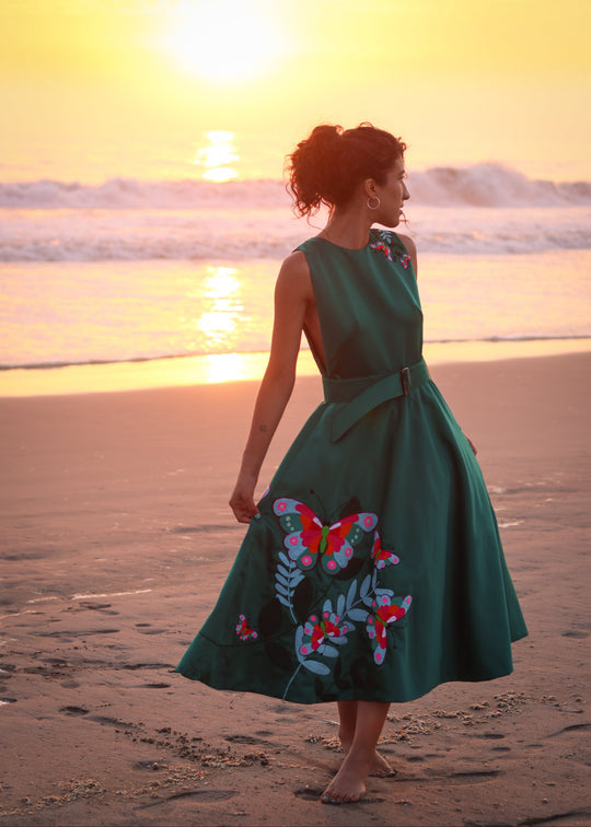 EMBROIDERED DRESS, PILLPI - Pre Order