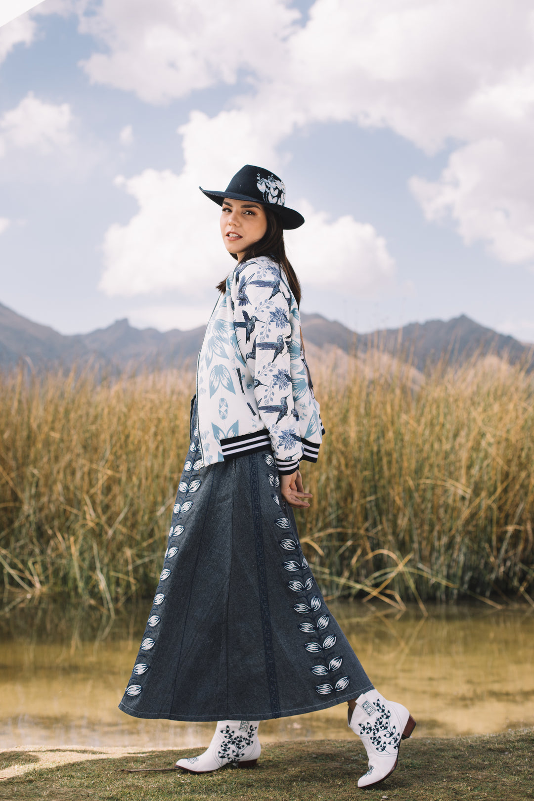 AGUSTINA - MAXI FALDA QOCHA PALLAY - 2022 - PRE-ORDENES